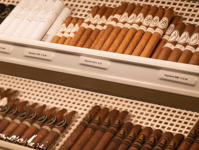 Davidoff Zigarrenmenü